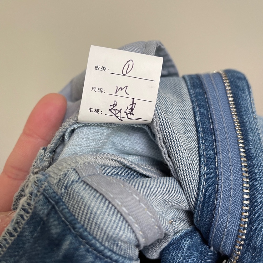 MAXRIENY BY SARA WONG JEAN SHORTS SIZE M - Picture 5 of 6